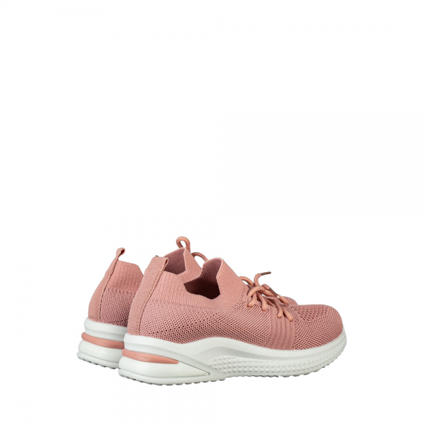 Детски спортни обувки  розови  от текстилен материал  Fantase, 4 - Kalapod.bg